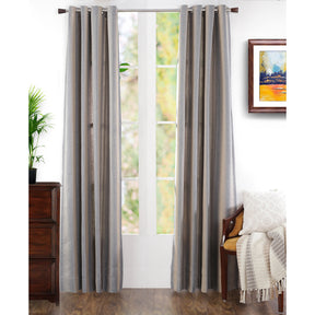 Beatitude Stripe Jacquard Curtain Set