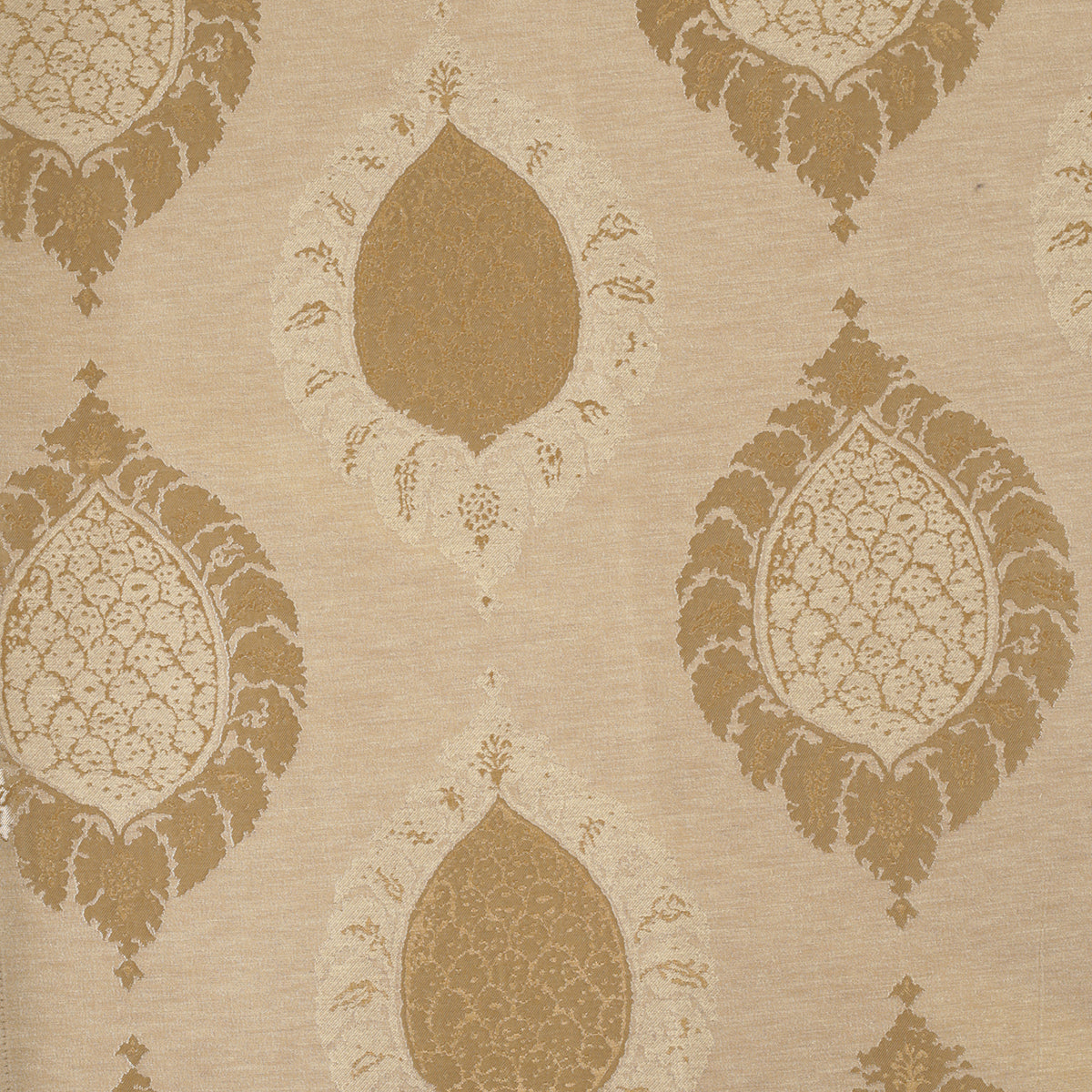 Ecstasy Jacquard Gold Curtain Set