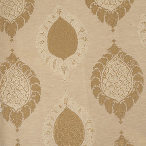 Ecstasy Jacquard Gold Curtain Set