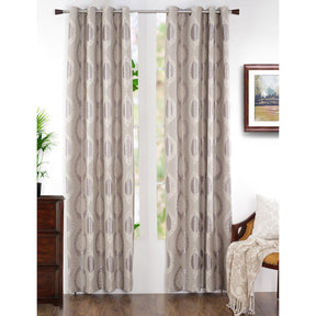 Ecstasy Jacquard Curtain Set