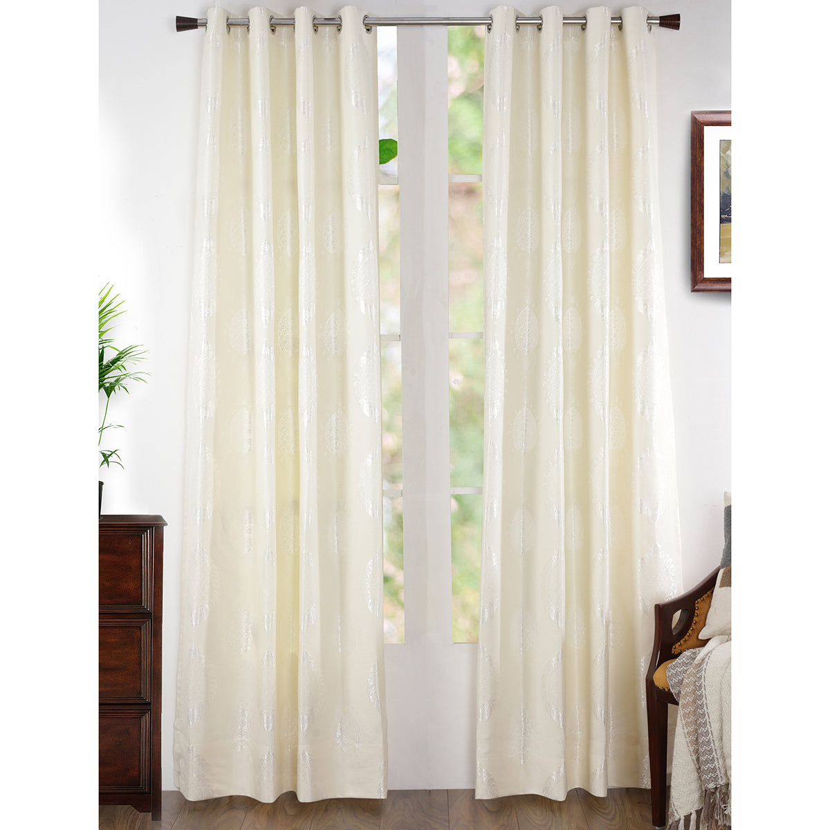 Ecstasy Jacquard Curtain Set