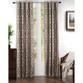 Fervor Jacquard Curtain Set