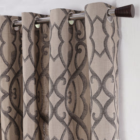 Fervor Jacquard Curtain Set