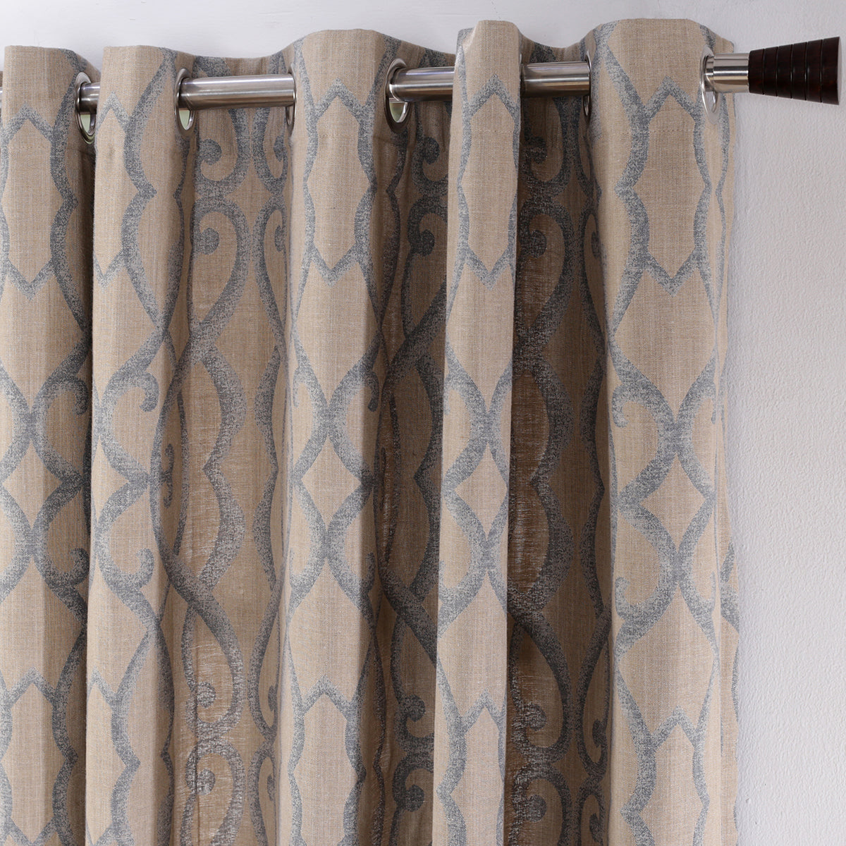 Fervor Jacquard Curtain Set