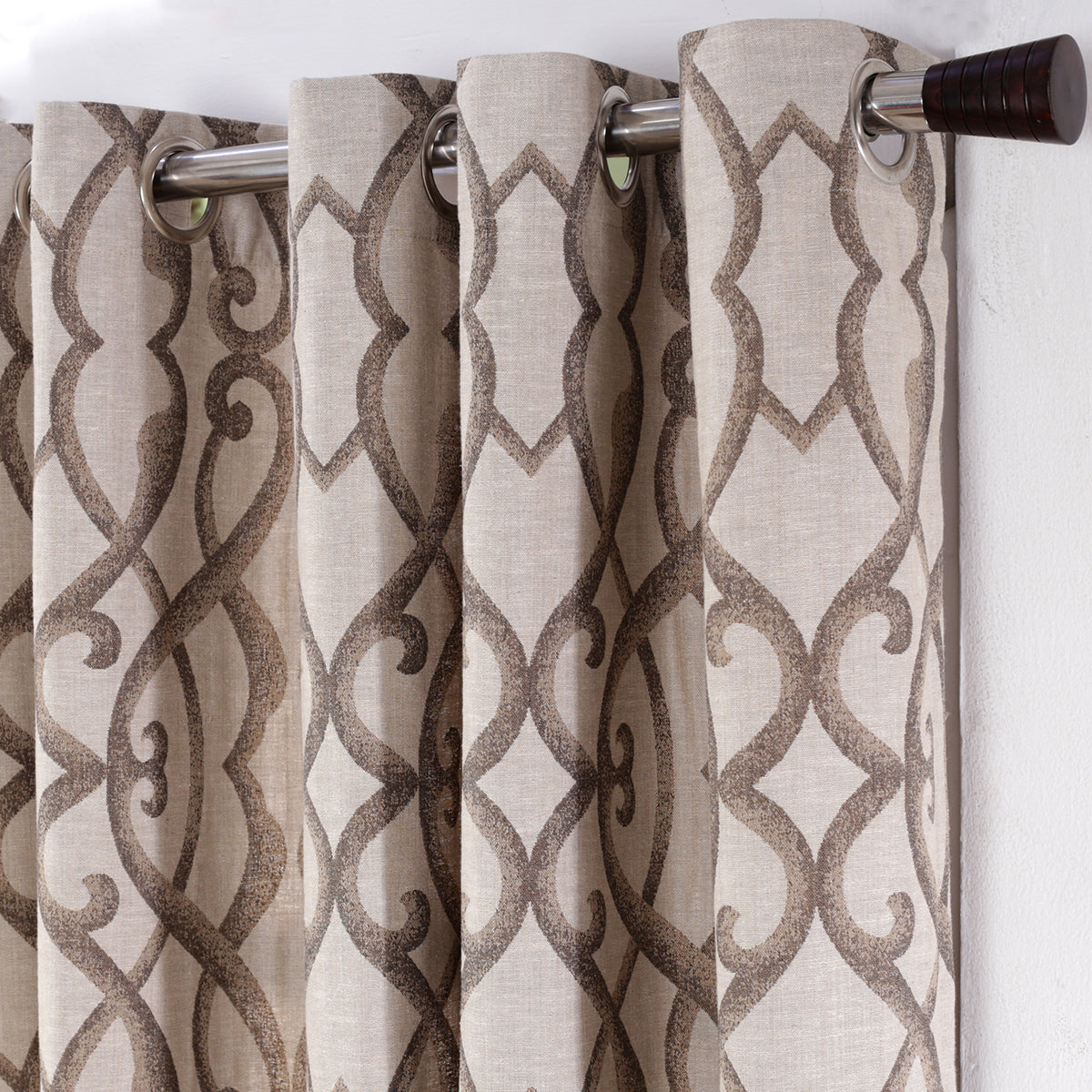 Fervor Jacquard Curtain Set