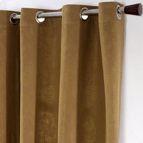 Spotted Damask Jacquard Curtain Set