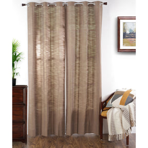 Tussah Silk Curtain Set