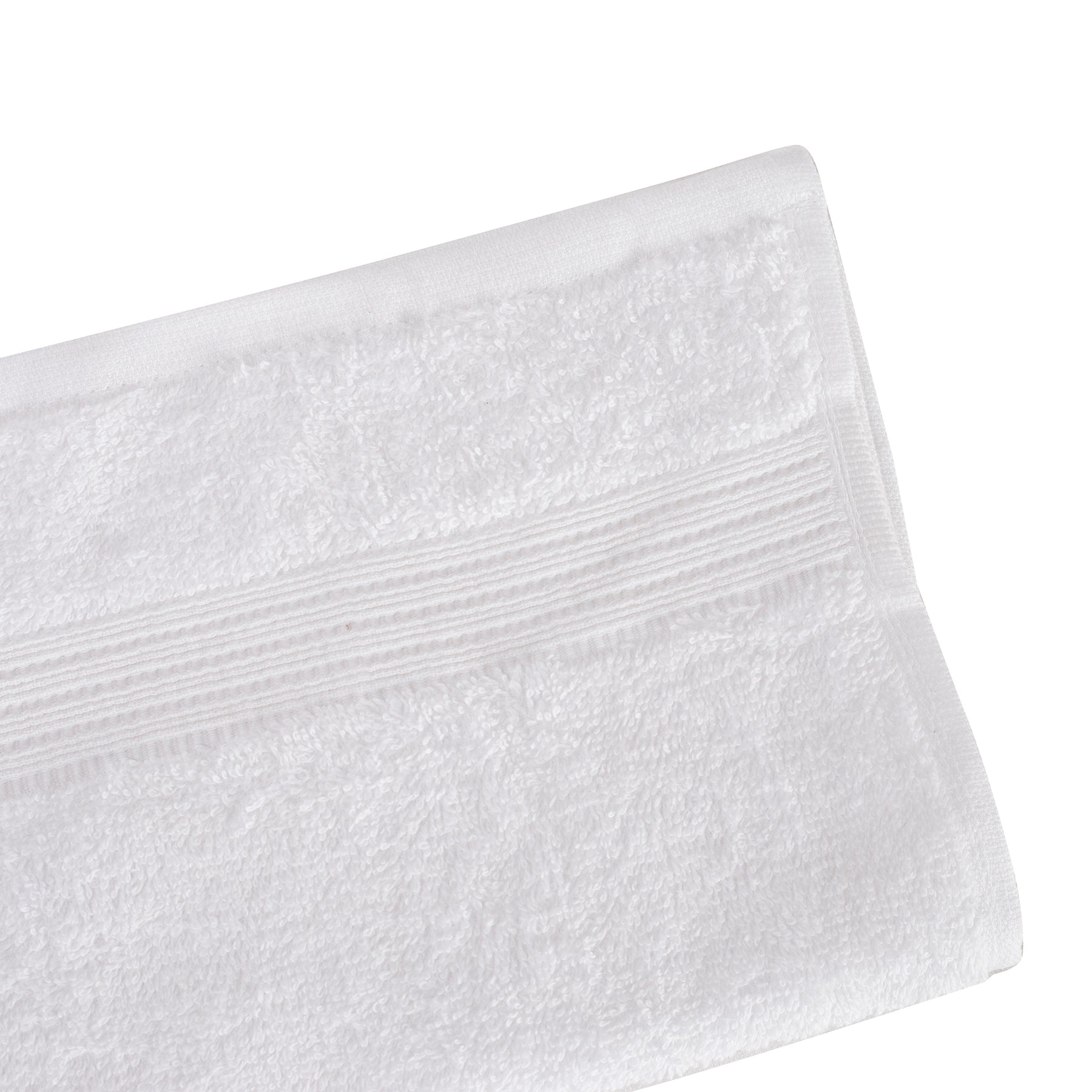 Jeneth Ultra-soft and highly absorbant White Towel Set