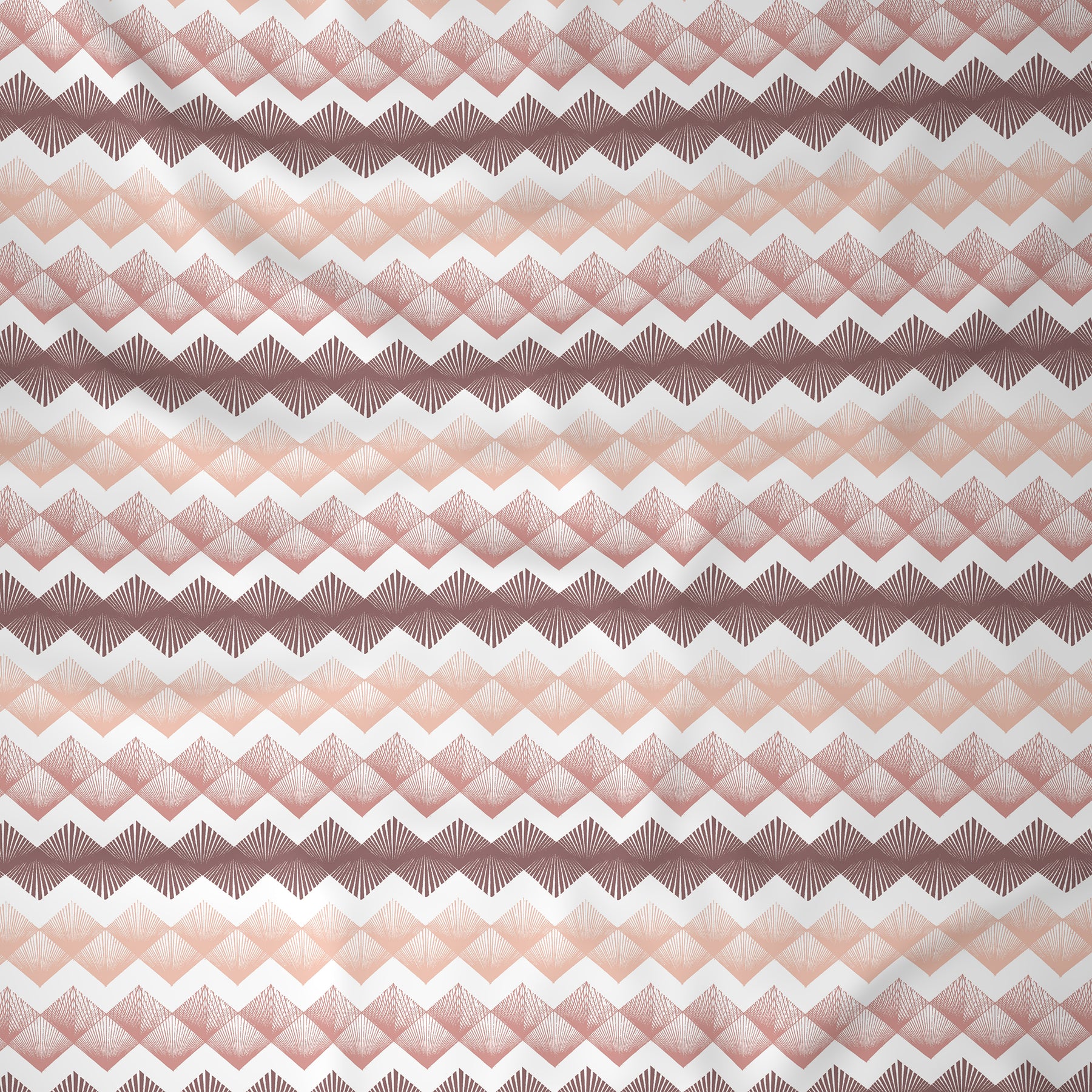 Florescence Livia Printed 100% Cotton Pink Bed Sheet