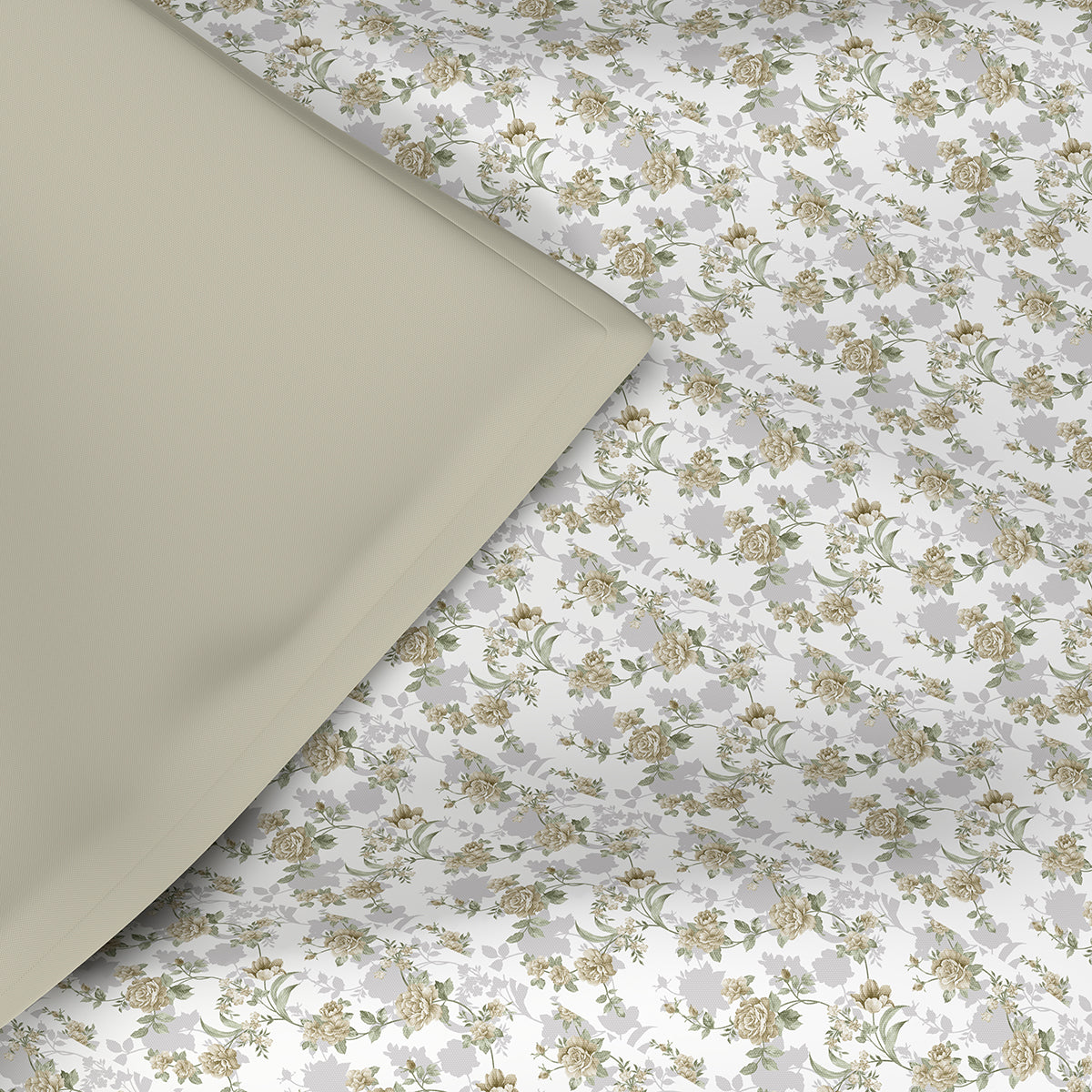 Hermosa Exotic Bouquet Bloomington Neutral Quilt