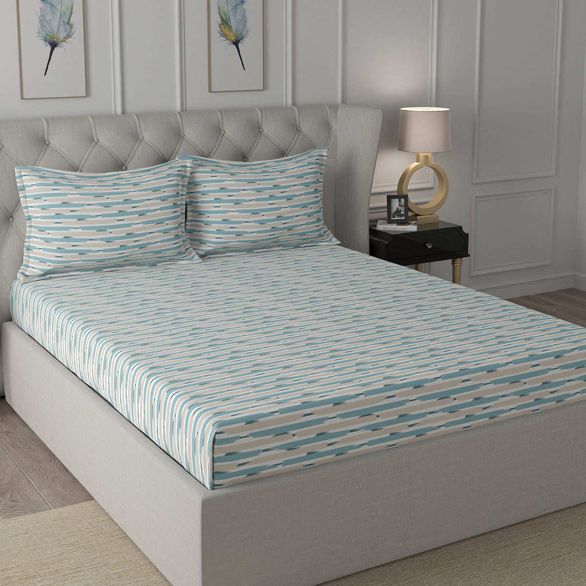 Backyard Patio Astra Bed Bath Set Teal