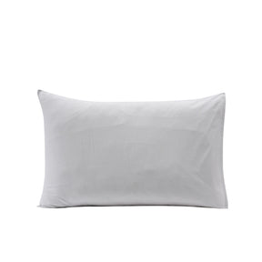 Eden Solid 100% Cotton Grey 2PC Pillow Case Set