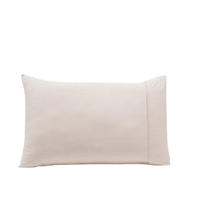 Eden Solid 100% Cotton Beige 2PC Pillow Case Set