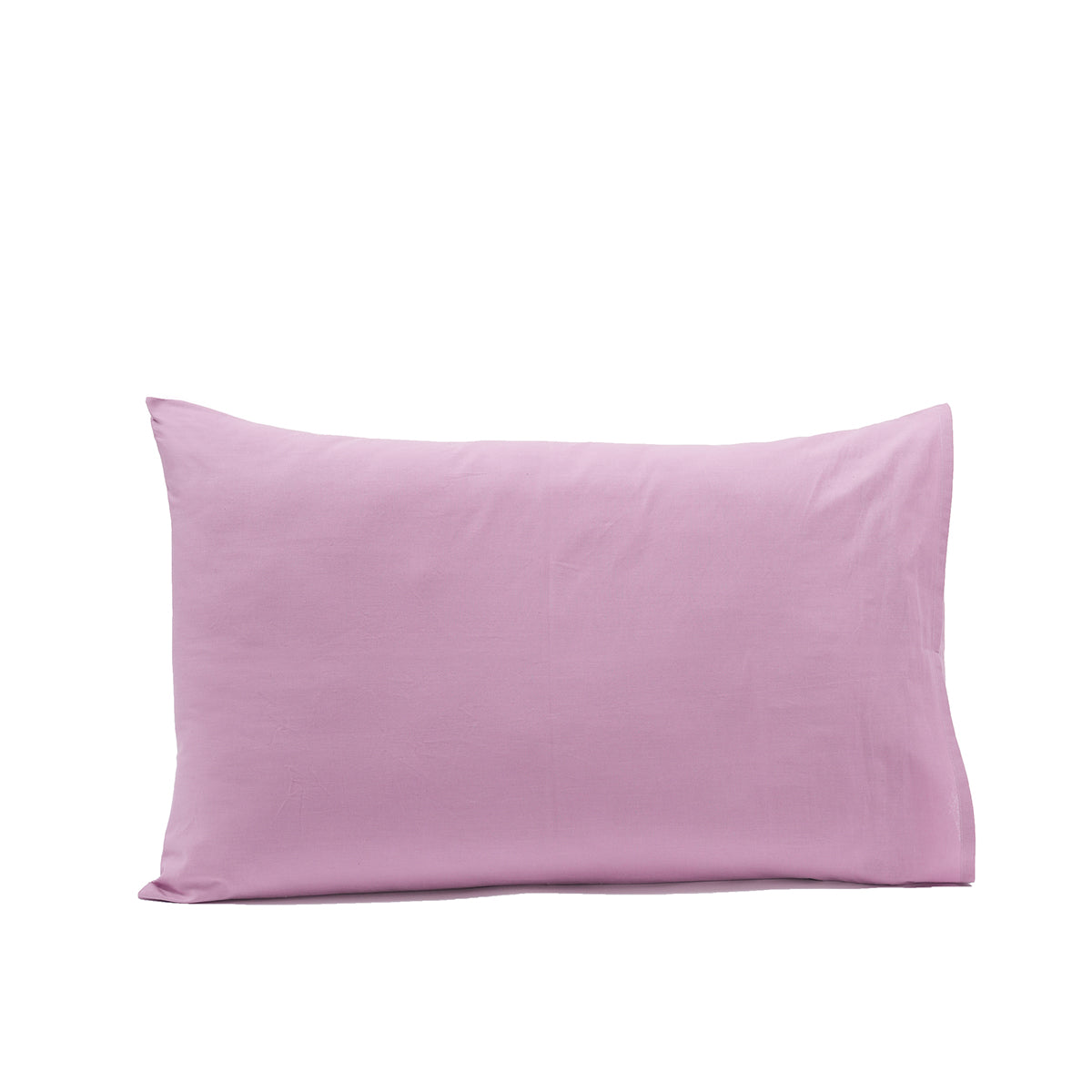 Eden Solid 100% Cotton Purple 2PC Pillow Case Set