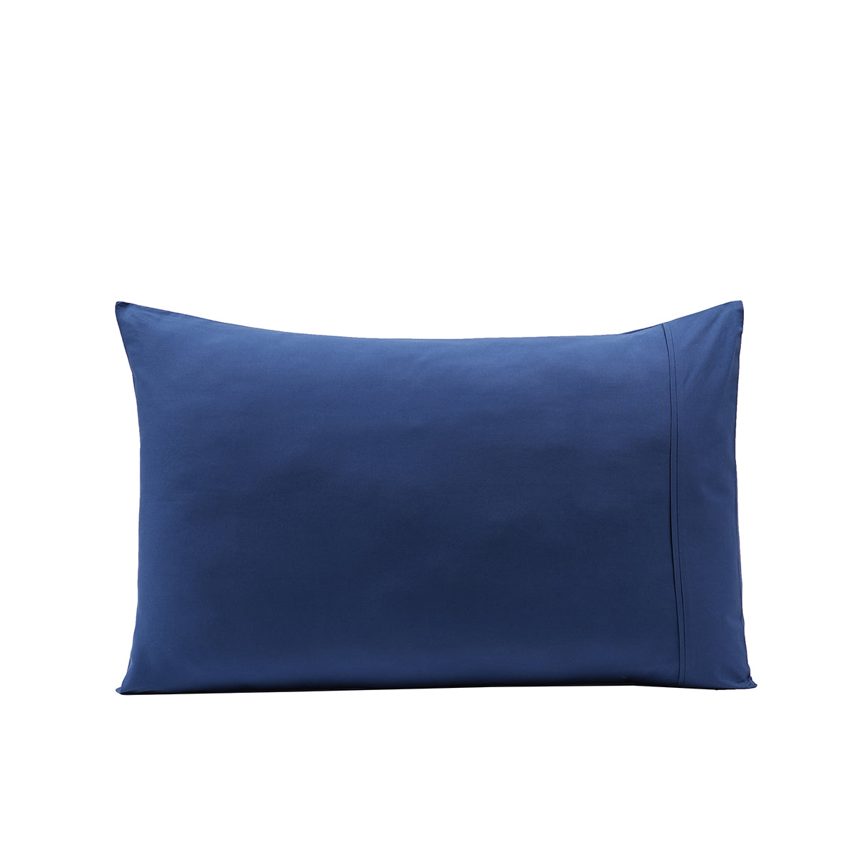 Eden Solid 100% Cotton Blue 2PC Pillow Case Set