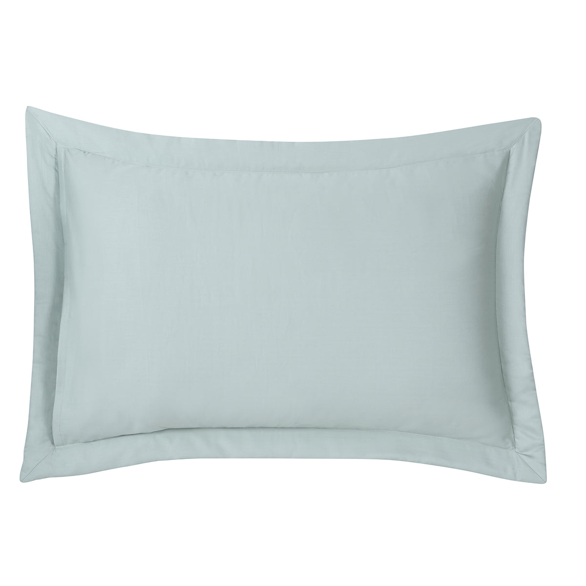 Tranquil Essence Cambric Lawn Quilted Green 2 PC Pillow Sham Set