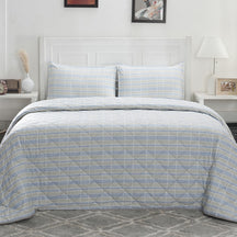 Optimist Bloom Berne 110 GSM Summer AC Quilt/Quilted Bed Cover/Comforter