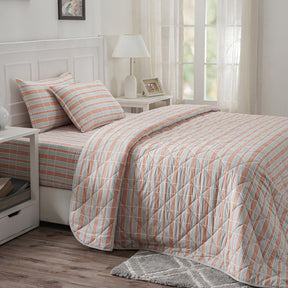 Optimist Bloom Berne 110 GSM Summer AC Quilt/Quilted Bed Cover/Comforter