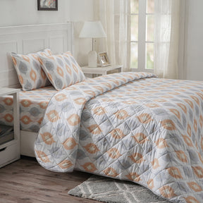 Optimist Bloom 110 GSM Lucasta Summer AC Quilt/Quilted Bed Cover/Comforter