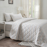 Optimist Bloom Atlair 4PC Quilt/Quilted Bed Cover Set