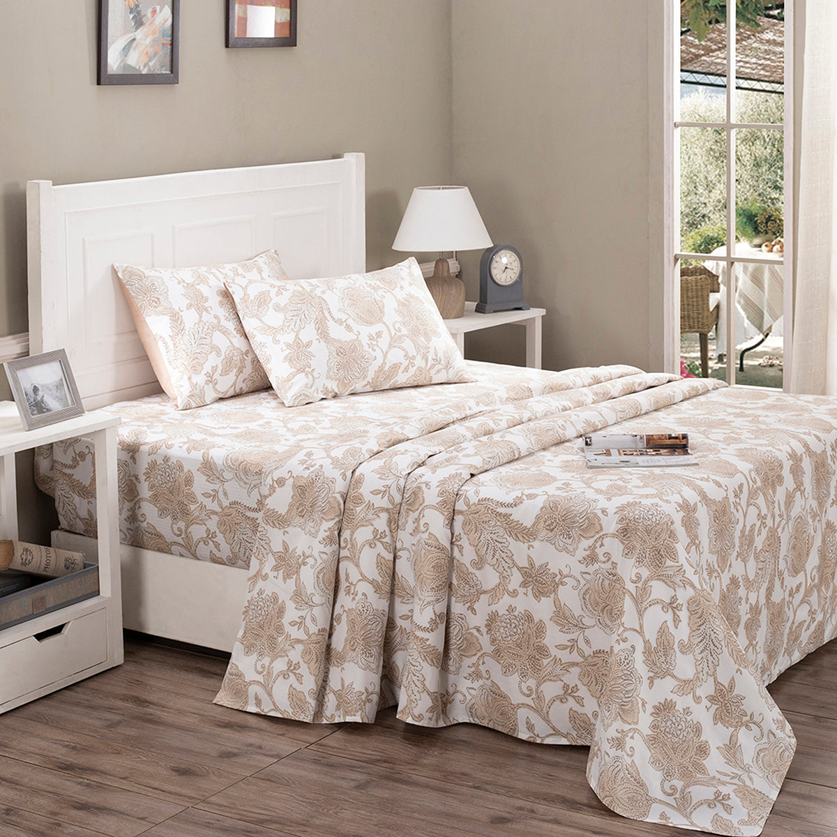 Royal Botanic Mabel 200TC Cotton 6PC Bed Bath Set