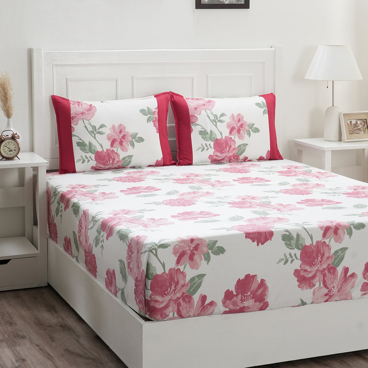 Royal Botanic Floral Garden 200TC Cotton 6PC Bed Bath Set