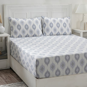 Optimist Bloom Lucasta 144TC Cotton 6 PC Bed Bath Set