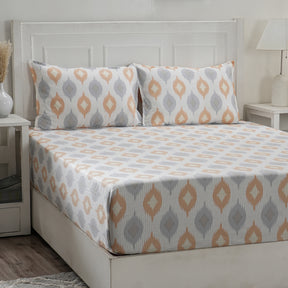 Optimist Bloom Lucasta 144TC Cotton 6 PC Bed Bath Set