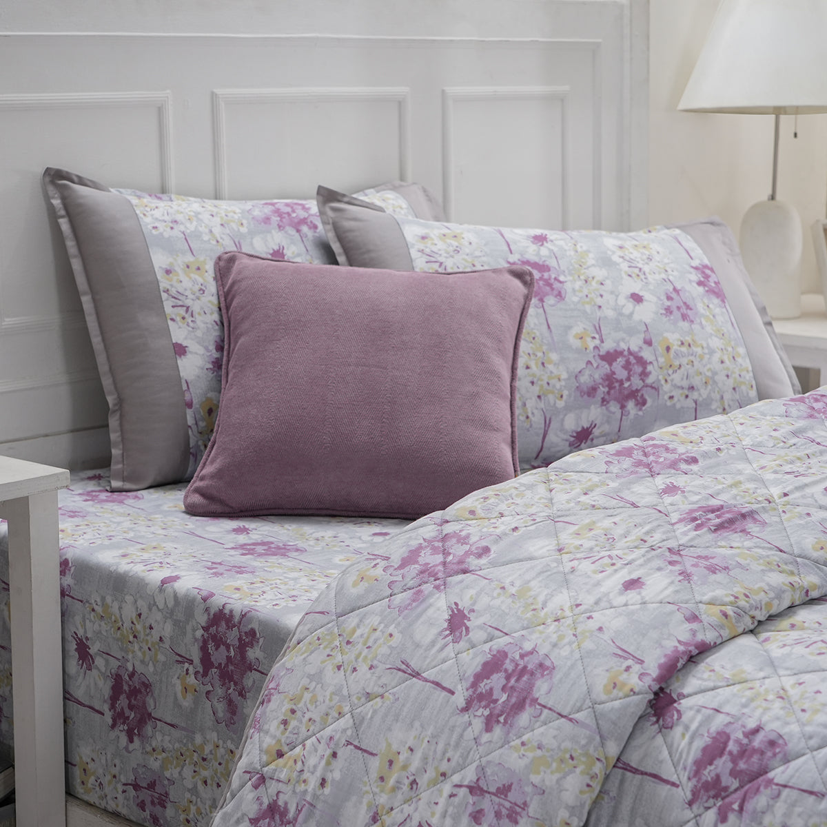 Optimist Bloom Spongy Floral 6PC Bed Box Set