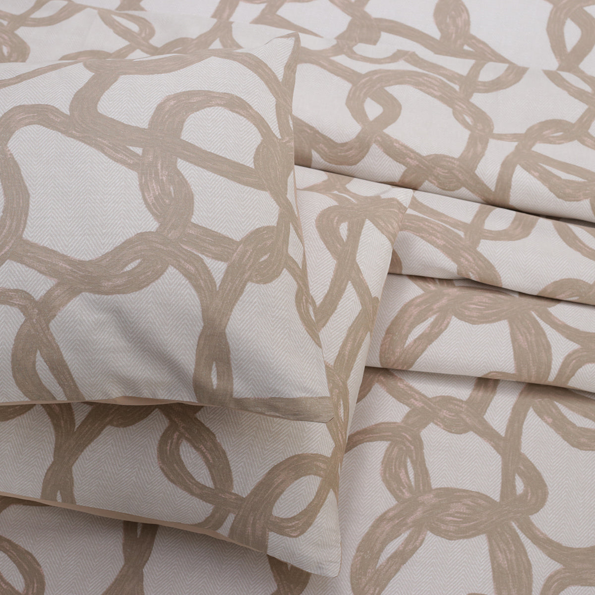 Royal Botanic 200 TC Harriett 100% Cotton Bed Sheet With Pillow Case