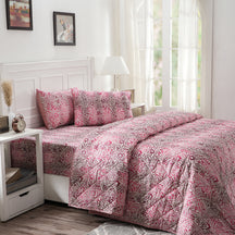 Royal Botanic Ombre Bonanza 4PC Quilt/Quilted Bed Cover Set