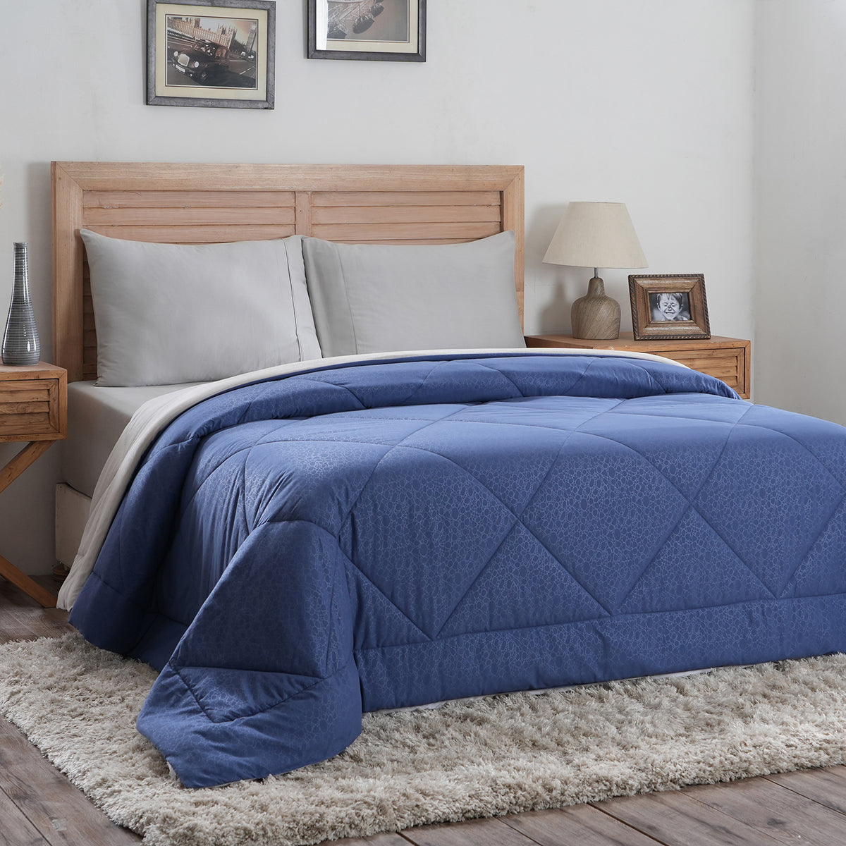 Hermosa Glister Pebble Reversible Quilt