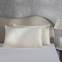 Melina Plain 100% Cotton Extra Soft & Luxurious Pillow Case Set Of 2