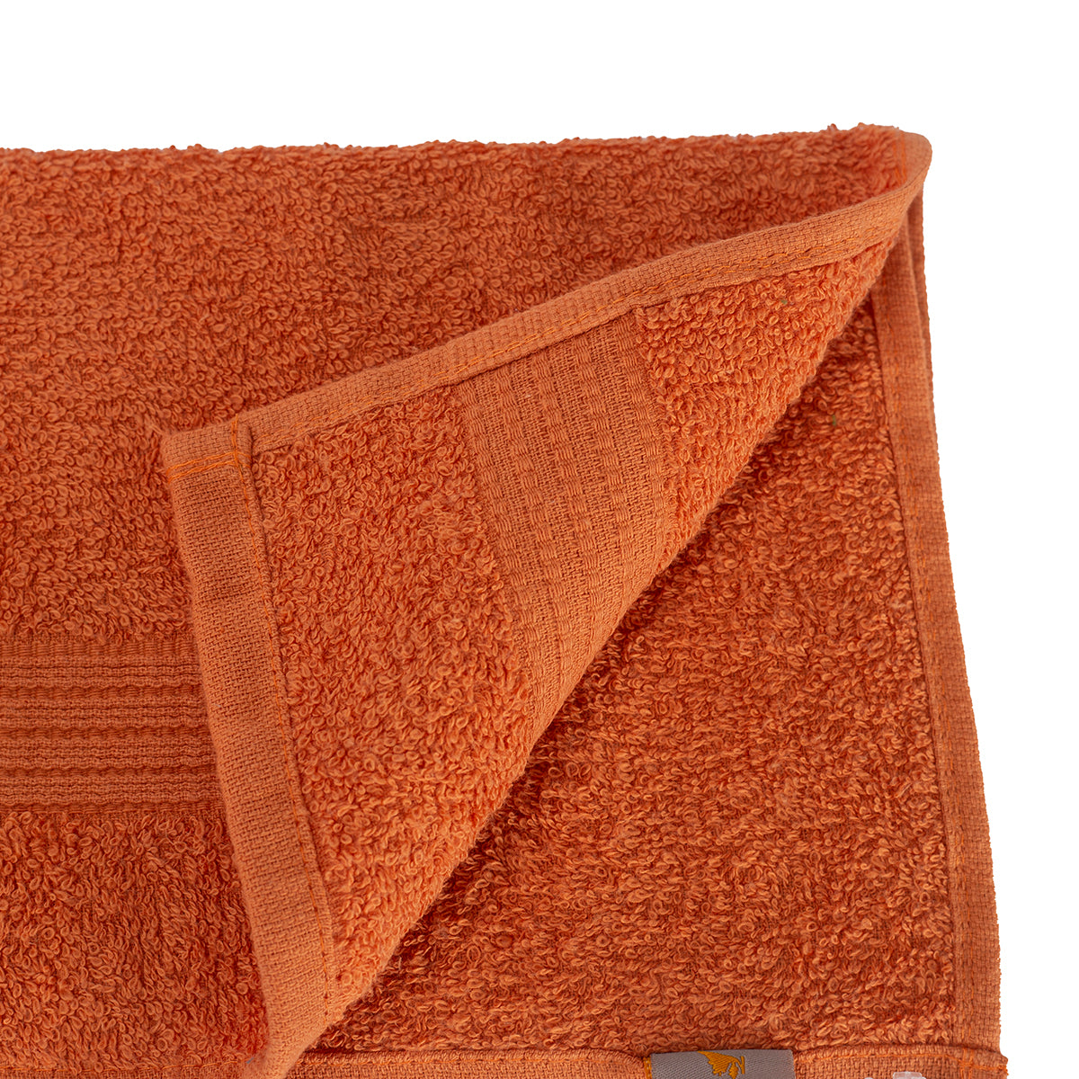 Hermosa Jeneth 100% Cotton Orange 2PC Bath Towel Set