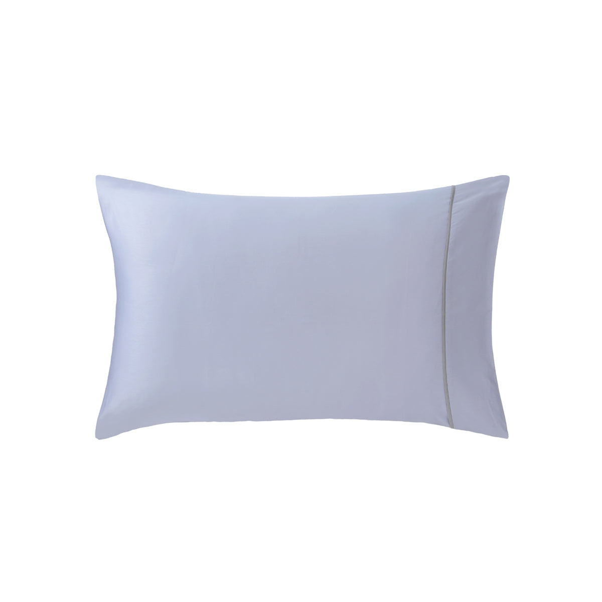 Viola 100%Cotton Solid Blue Pillow Case Set