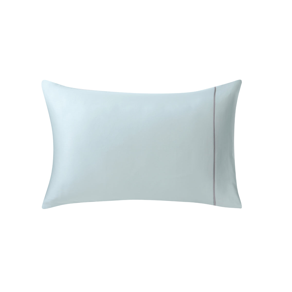 Viola 100%Cotton Solid Blue Pillow Case Set