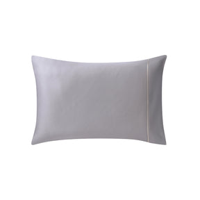 Viola 100%Cotton Solid Grey Pillow Case Set