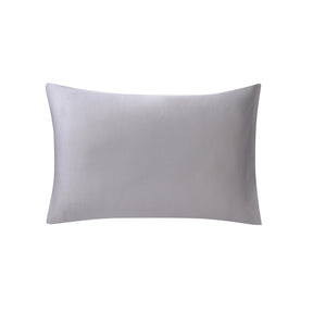 Viola 100%Cotton Solid Grey Pillow Case Set