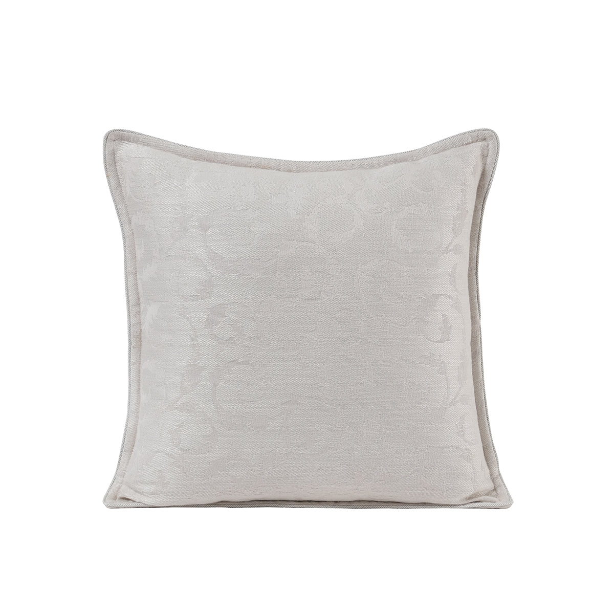 Acanthus Serenity Leafy Scroll Woven Jacquard Cushion Cover