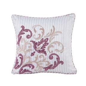 Acanthus Serenity Relic Curve Printed Embroidery Cushion Cover