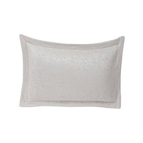 Acanthus Serenity Leafy Scroll Woven Jacquard Pillow Sham Set