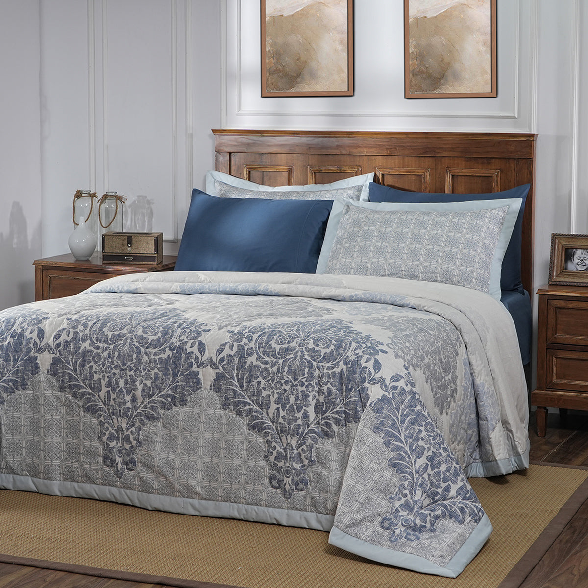 Acanthus Serenity Leisure Lay Quilted Quilt/Comforter