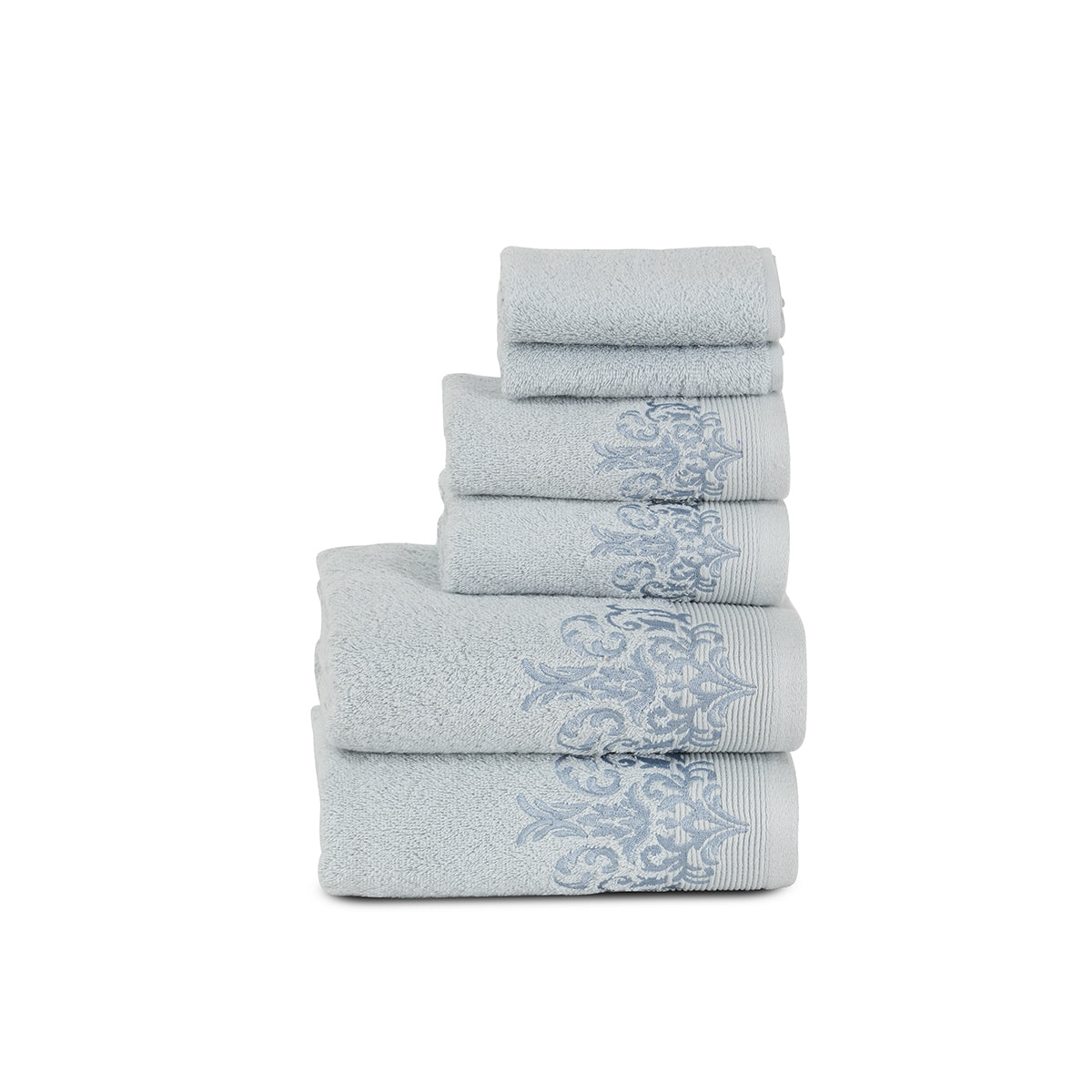 Acanthus Serenity Dutch Embroidery Machine Towel