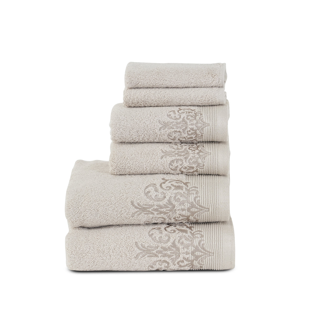 Acanthus Serenity Dutch Embroidery Machine Towel