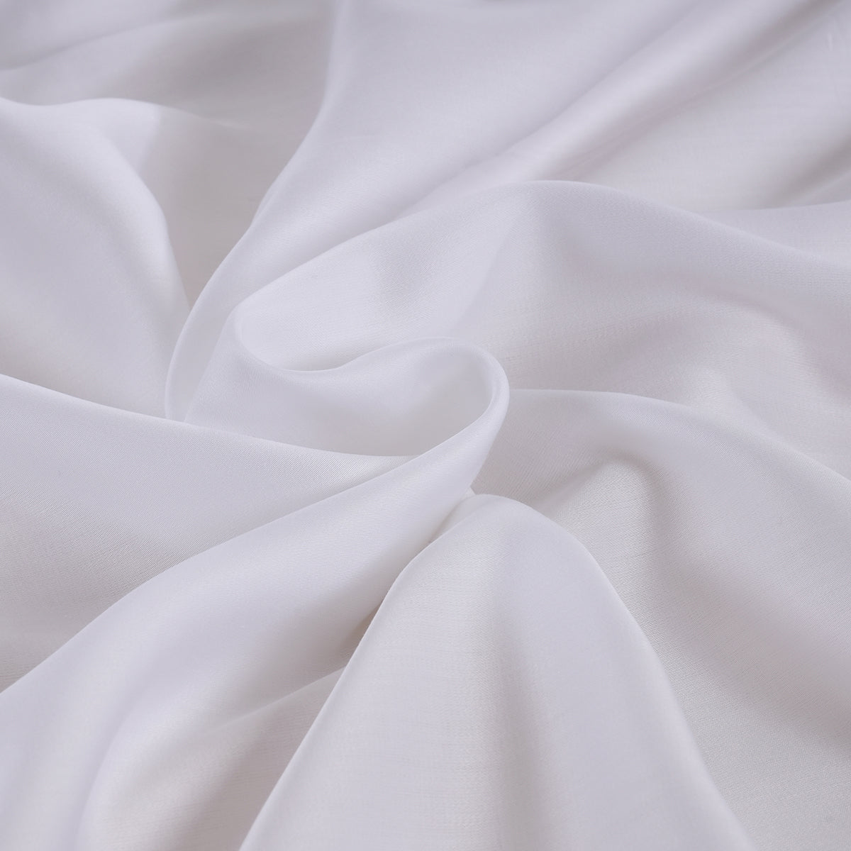 Vintage Noemi Solid 100%Tencel White Bed Sheet With Pillow Case