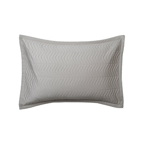 Colorart Penelope Quilted Pillow Sham Set of 2 Sandshell