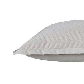 Colorart Penelope Quilted Pillow Sham Set of 2 Sandshell