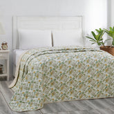 Tranquil Serenity Hamilton Gold Quilt/Quilted Bed Cover