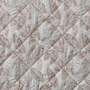 Tranquil Serenity Tropical Texture Neutral Quilt/Quilted Bed Cover