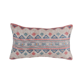 Indigenous Artisan Nahua Red Cushion Cover